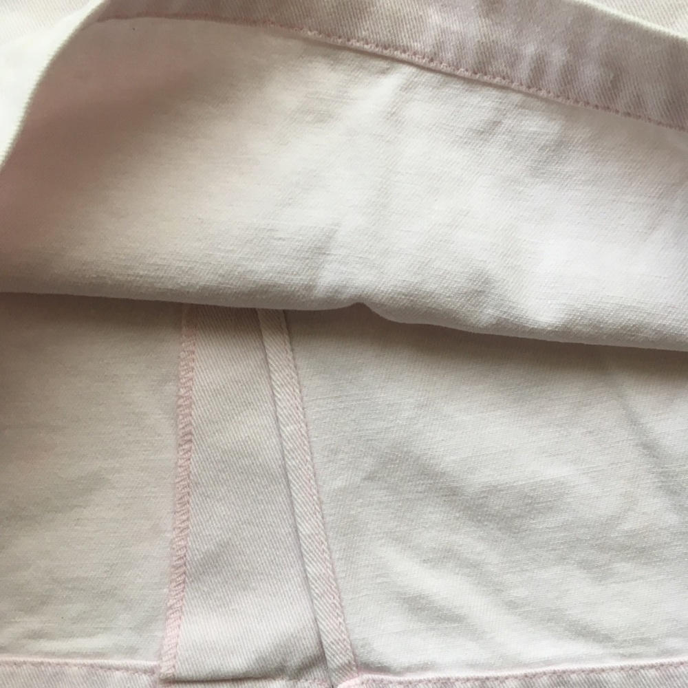 Calvin Klein mini skirt pale pink denim cotton - Picture 5 of 5